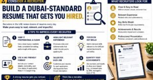 Professional recruiter helping job seekers find employment opportunities in Dubai, KhaleejFusion