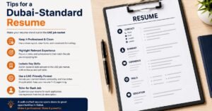 Guide to creating a professional resume for jobs in Dubai, KhaleejFusion