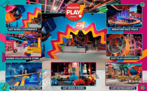 Indoor theme park attractions and play zones at Mission: PLAY! by Mattel, KhaleejFusion