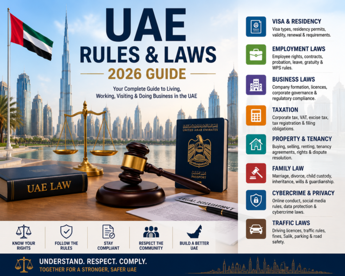 UAE Rules and Laws 2026: Essential Guide for Residents, Visitors & Businesses, KhaleejFusion