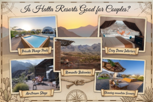 Romantic glamping domes, plunge pools, and balconies at Hatta Resorts, KhaleejFusion