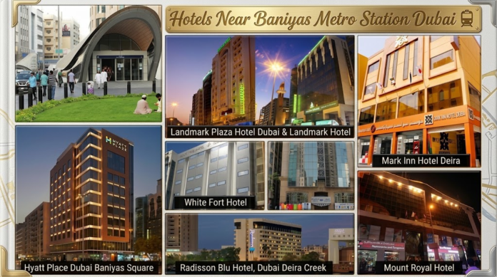 Best hotels and accommodations near Baniyas Metro Station Dubai, KhaleejFusion